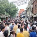 अन्नपूर्णा योजना का पैसा नहीं मिलने पर महिलाओं का प्रदर्शन, कुल्टी में सड़क जाम