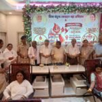 ब्रह्माकुमारीज धनबाद में रक्तदान शिविर, 100 यूनिट रक्त का हुआ संग्रह