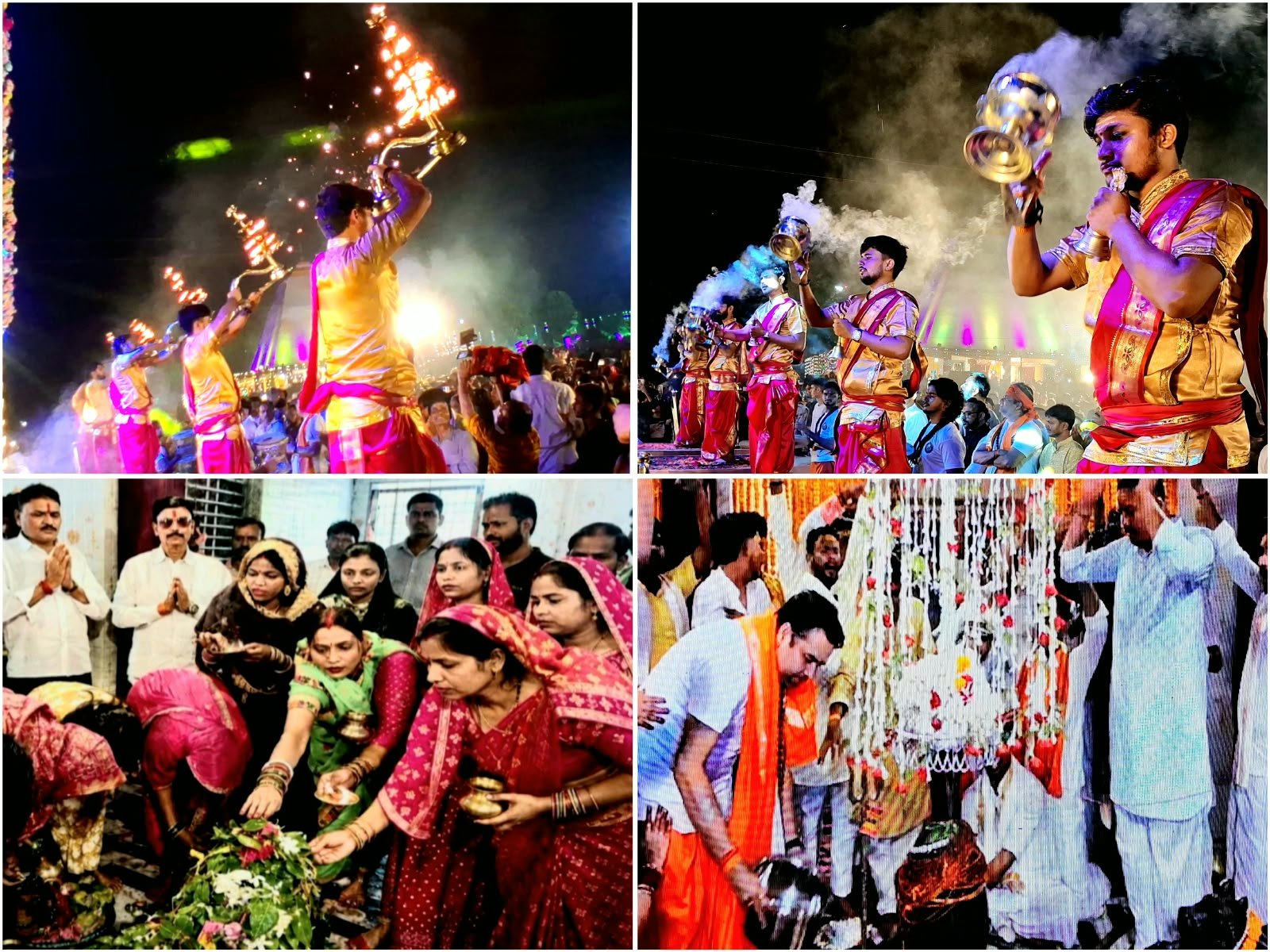 सिंदरी में सावन की अंतिम सोमवारी पर भव्य आयोजन, बनारस के पंडितों ने कराया विशेष अनुष्ठान
