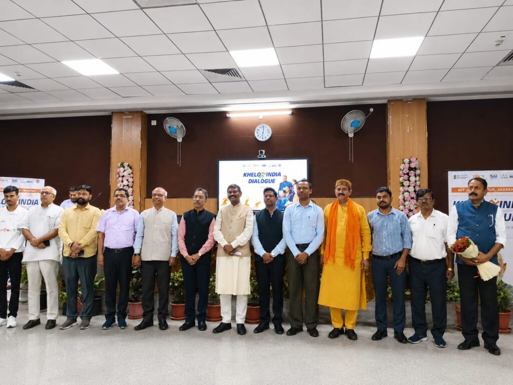 NIT जमशेदपुर में Khelo India Samvad का आयोजन, अर्जुन मुंडा ने युवाओं को किया प्रेरित