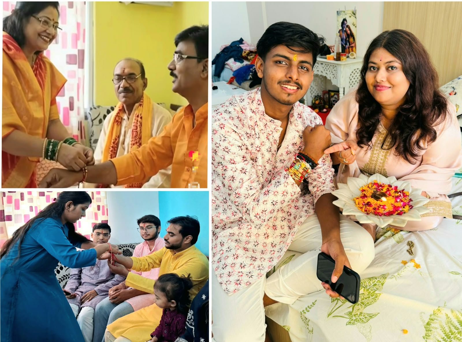 सिंदरी में रक्षाबंधन की धूम, बहनों ने भाइयों की कलाई पर बांधी राखी और मांगी लंबी उम्र