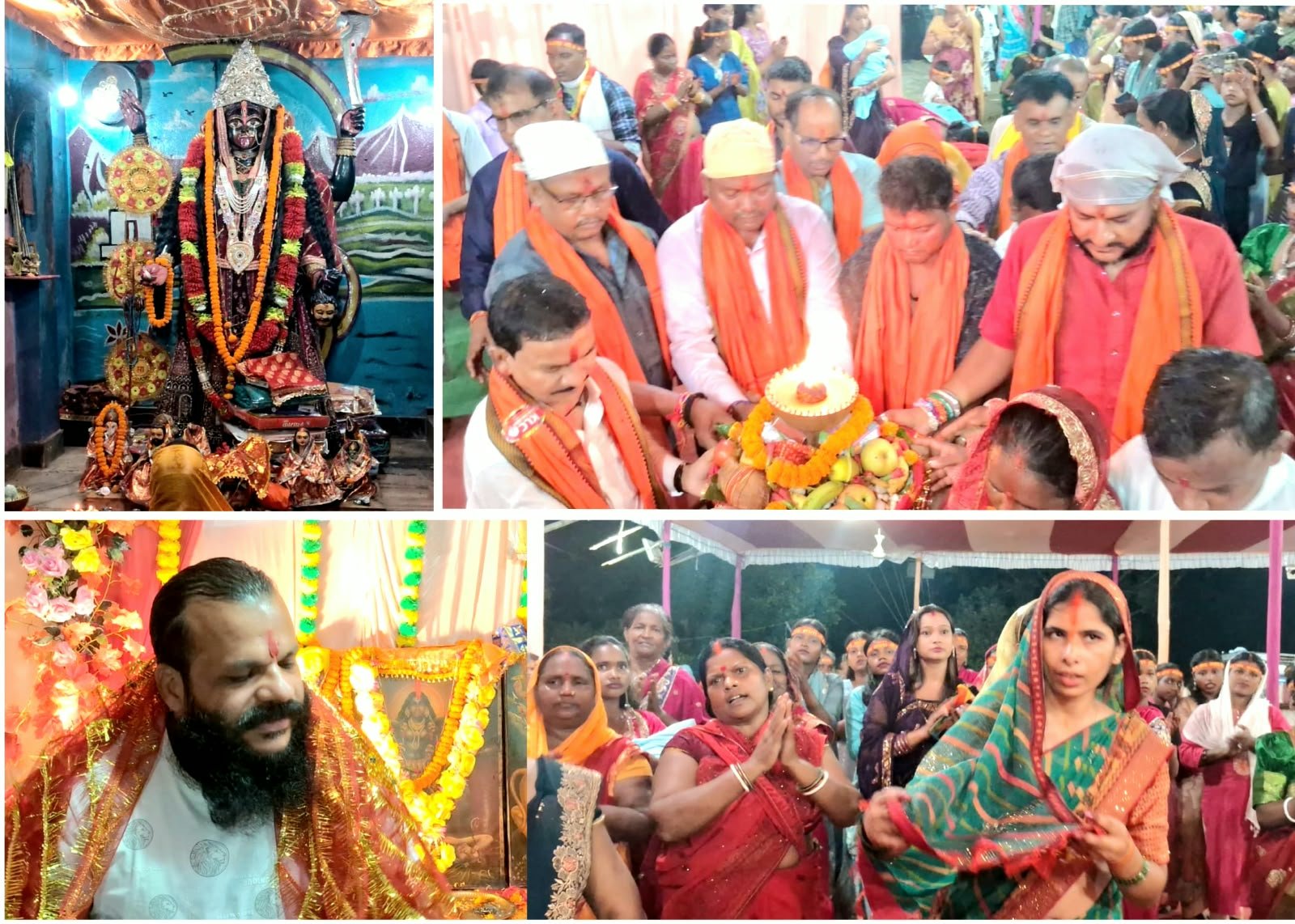 सिंदरी के काली मंदिर में सावन पूर्णिमा पर भव्य आयोजन, रातभर गूंजे भक्ति गीत