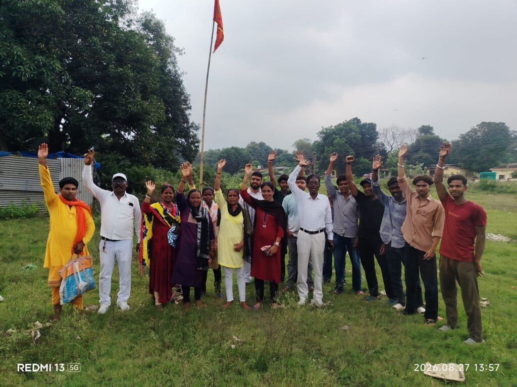 सिंदरी में गणेश पूजा की तैयारी शुरू, झारखंड गणेश पूजा समिति ने किया भूमि पूजन