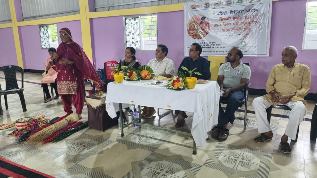 EIACP केंद्र, IIT (ISM) धनबाद ने बोकारो में सिक्की कला पर सप्ताहभर चलने वाले क्षमता निर्माण कार्यक्रम का किया उद्घाटन