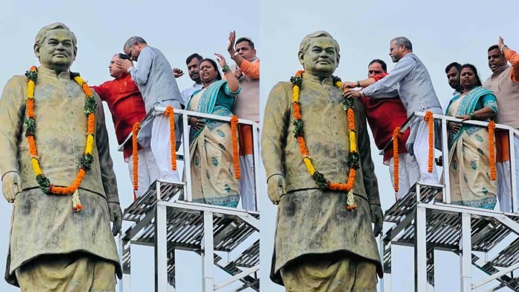 अटल बिहारी वाजपेयी की पुण्यतिथि पर झारखंड में श्रद्धांजलि, बाबूलाल मरांडी ने याद किया योगदान