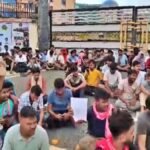 सेंट्रल यूनिवर्सिटी झारखंड में मेस शुल्क बढ़ोतरी पर छात्रों का विरोध, बातचीत के बाद धरना समाप्त