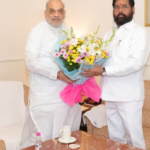 मुंबई में अमित शाह और एकनाथ शिंदे की मुलाकात, आधे घंटे चली बैठक; एक ही कार से पहुंचे कार्यक्रम में