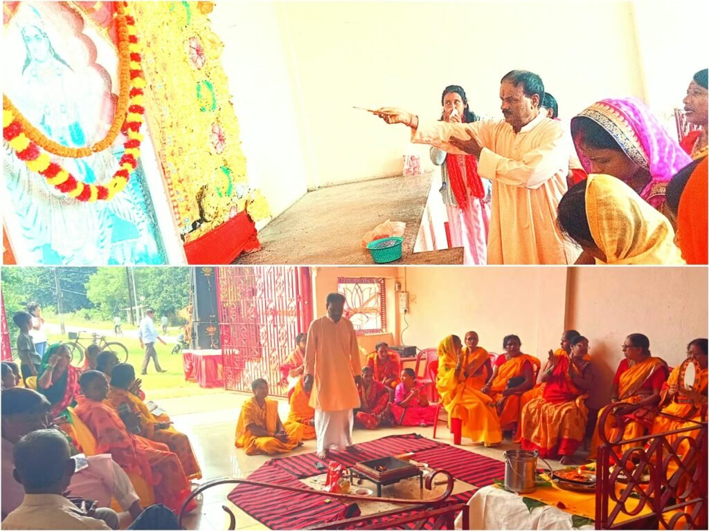 एक साल पूरे होने पर सिंदरी में भव्य महाभंडारा, भजन सुन भक्त हुए मंत्रमुग्ध