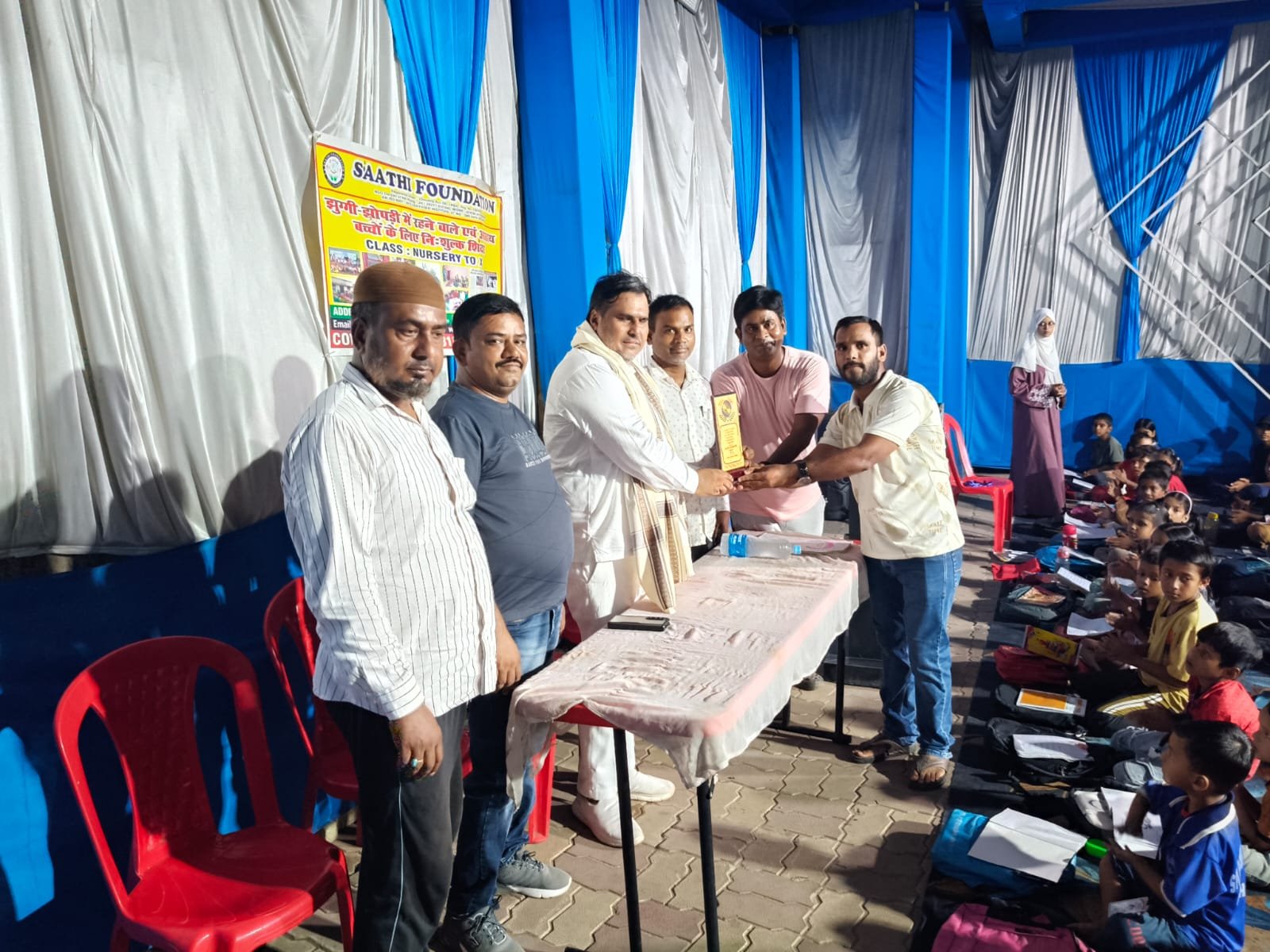 साथी फाउंडेशन में शिक्षा संवाद, सैकड़ों बच्चों के साथ भविष्य को लेकर हुई खास चर्चा