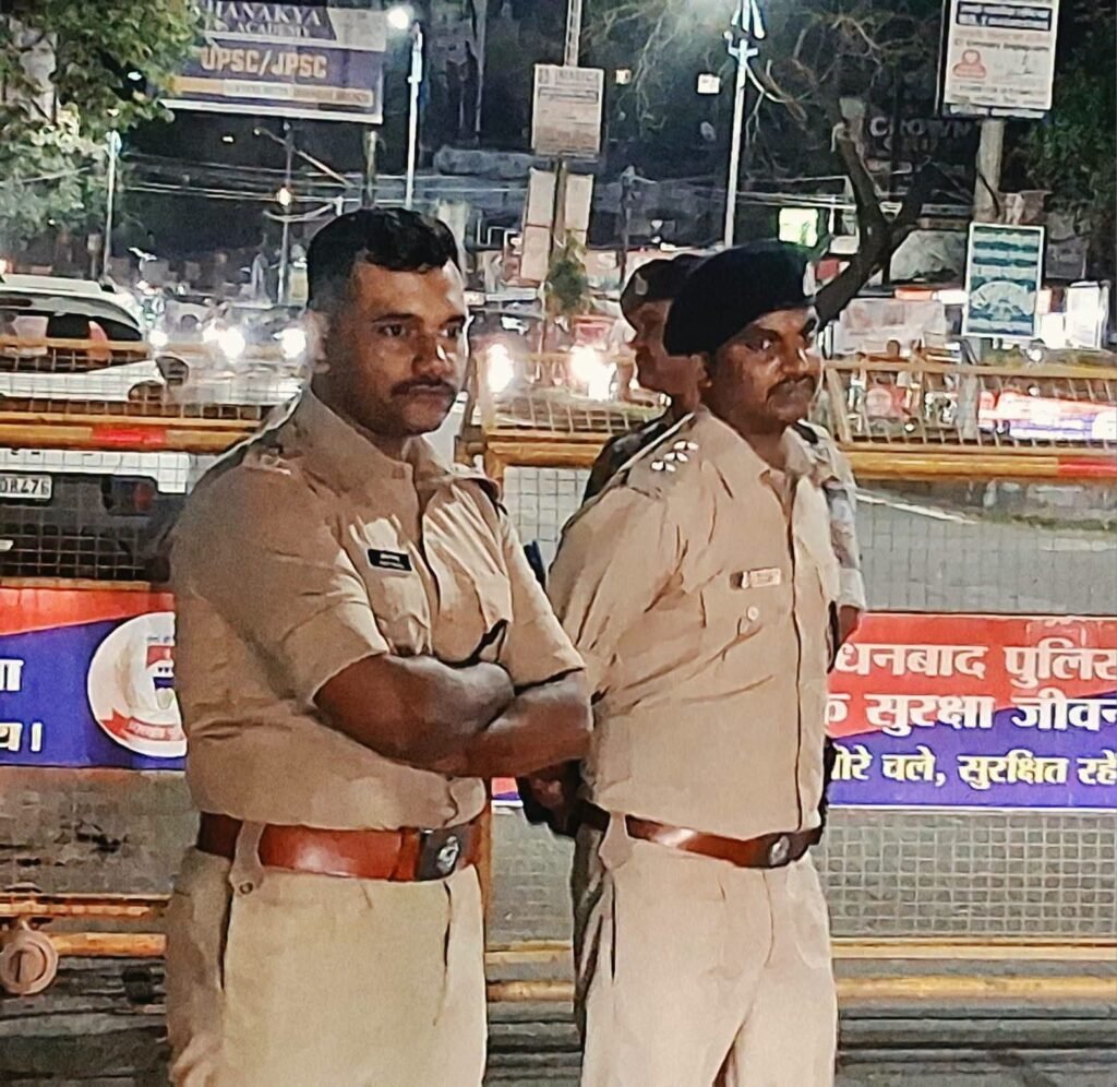 धनबाद में ड्रंक एंड ड्राइव के खिलाफ पुलिस का अभियान, 10 वाहन जब्त