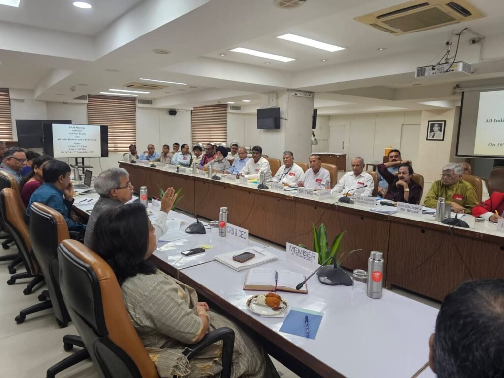 AIRF और रेलवे बोर्ड की बैठक में रेलकर्मियों के मुद्दे उठे, यात्रा भत्ता समेत कई मांगों पर चर्चा
