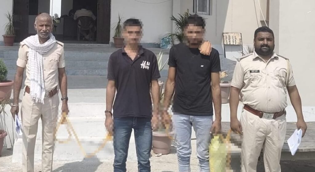 सीतामढ़ी में पुलिस की कार्रवाई, अपहरण और हत्या के प्रयास के दो आरोपी गिरफ्तार
