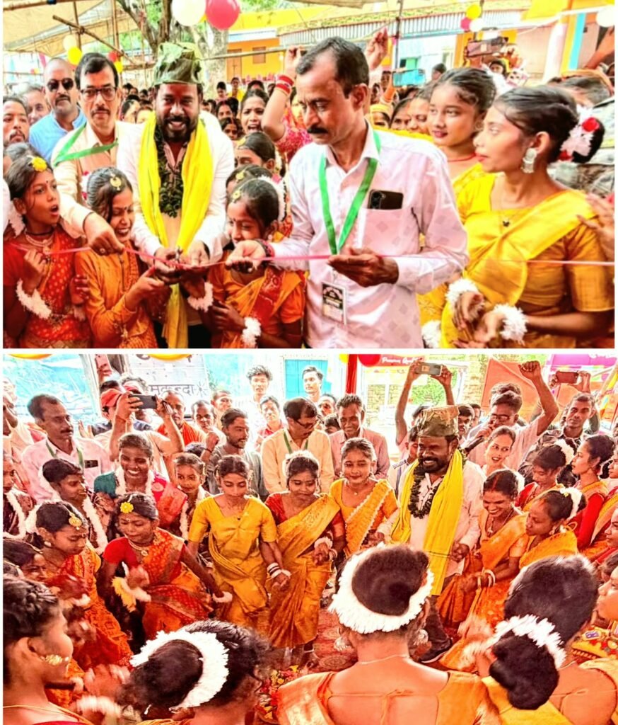 मुकुंदा में करम अखाड़ा कार्यक्रम का शुभारंभ, विधायक चंद्रदेव महतो ने किया उद्घाटन