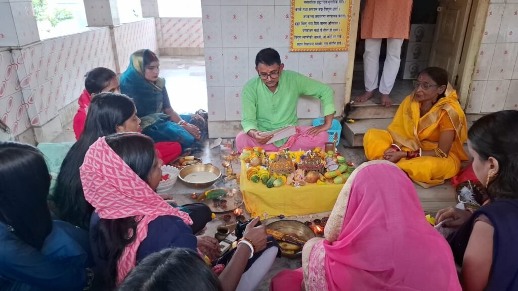 पाकुड़ में श्रद्धाभाव से मनाई गई अनंत चतुर्दशी, मंदिरों में हुई भगवान विष्णु की पूजा
