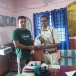 कालूबथान थाना के नए प्रभारी बर्जकिशोर सिंह ने संभाला पदभार, स्थानीय लोगों ने किया स्वागत