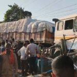 बरवाअड्डा में चाय-लिट्टी की दुकान में घुसा तेज रफ्तार ट्रेलर, दो दर्जन लोग बाल-बाल बचे