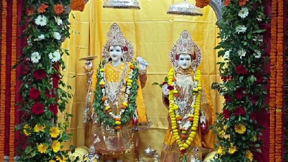 धनबाद में जन्माष्टमी की धूम, धनसार के लक्ष्मी नारायण मंदिर में उमड़ी श्रद्धालुओं की भीड़